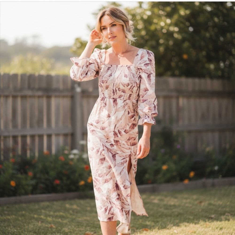 House of Harlow 1960 Linen Dress sz Small NWT
